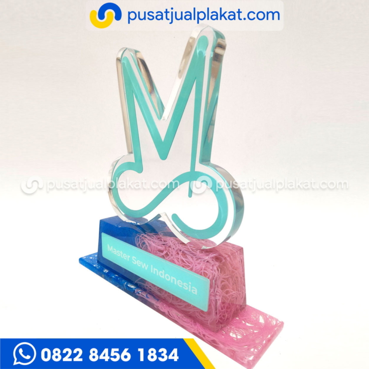 Plakat Resin Penghargaan Unik