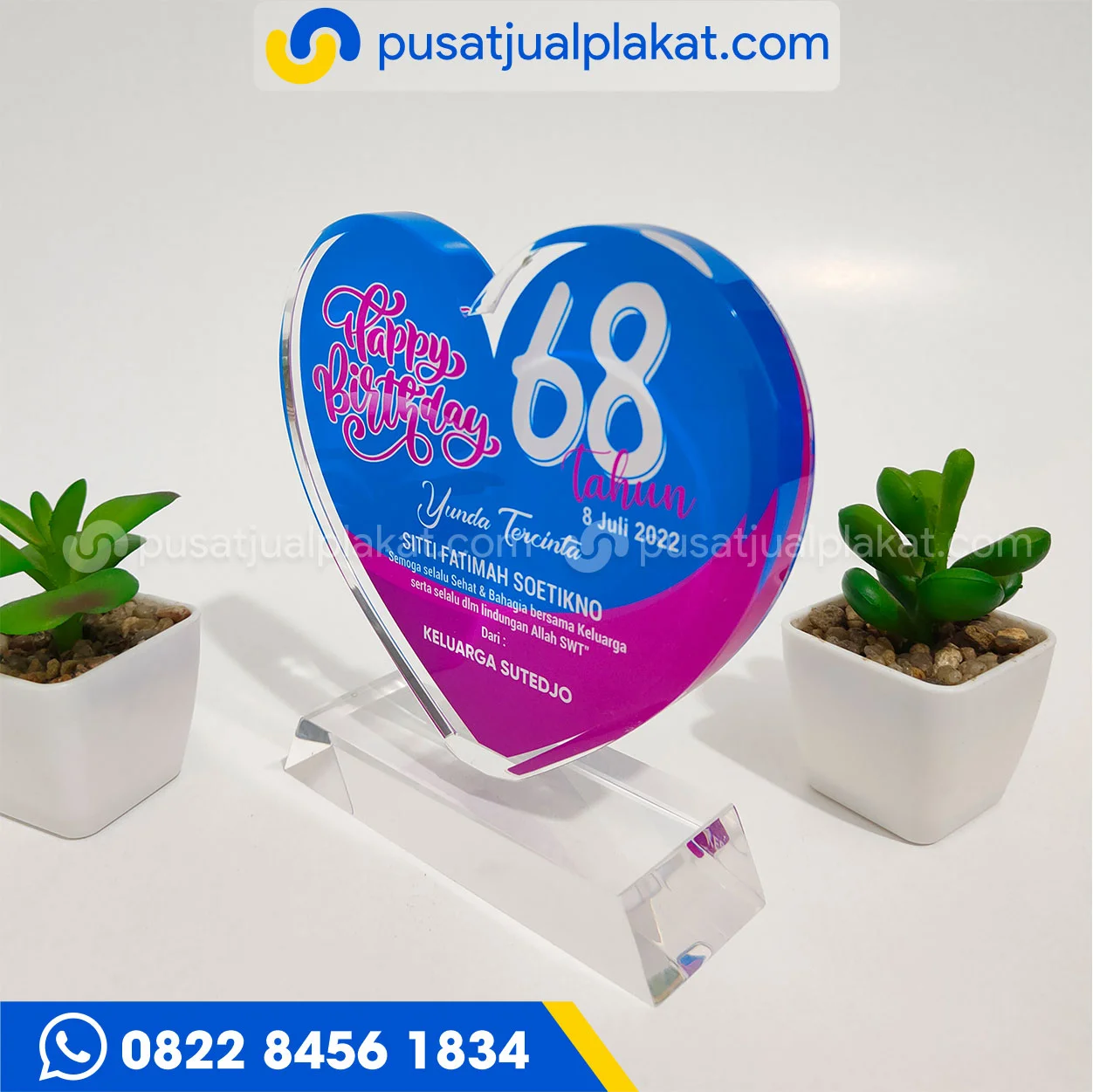 Plakat Love Akrilik Eksklusif