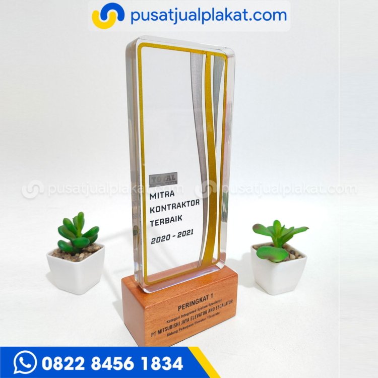 Plakat Mitra Terbaik Custom Perusahaan TOTAL