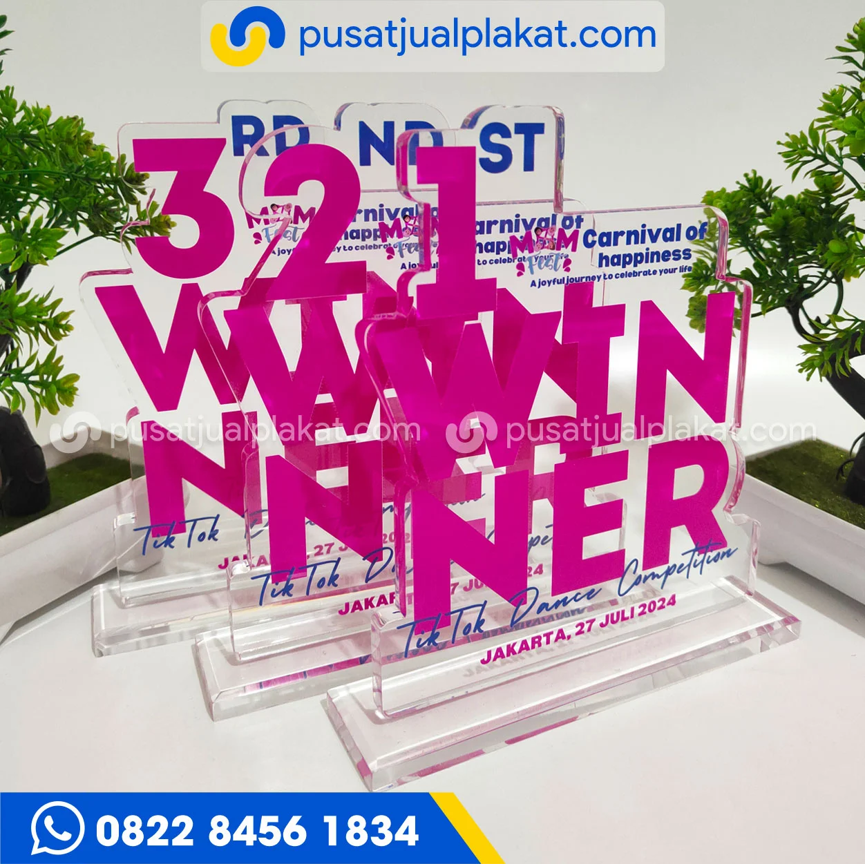 Plakat Akrilik Winner 123