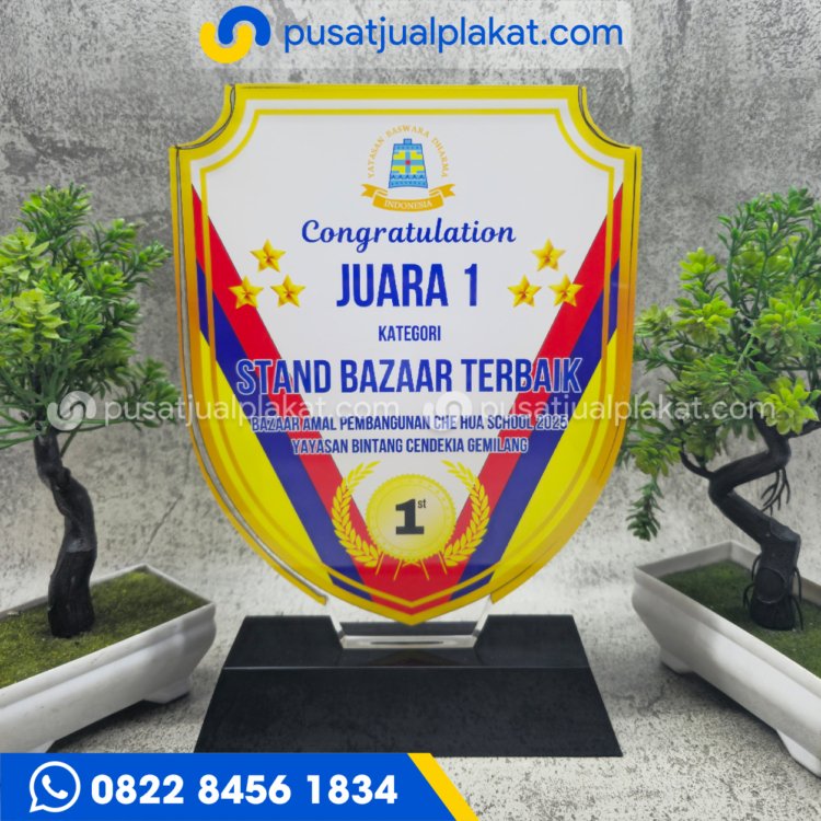 Plakat Juara Stand Bazaar Terbaik