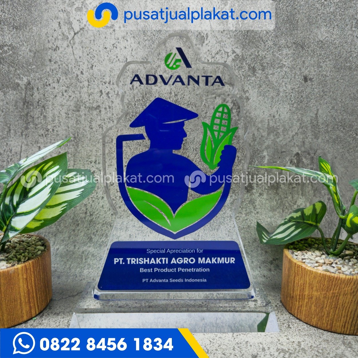 Jual Plakat Advanta Custom Profesional dan Eksklusif