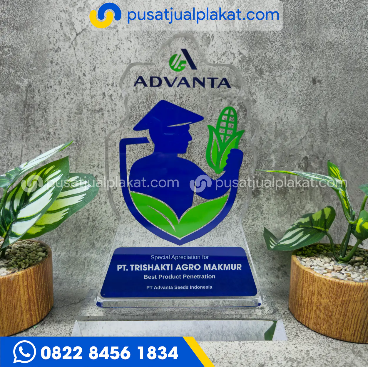 Jual Plakat Advanta Custom Profesional dan Eksklusif