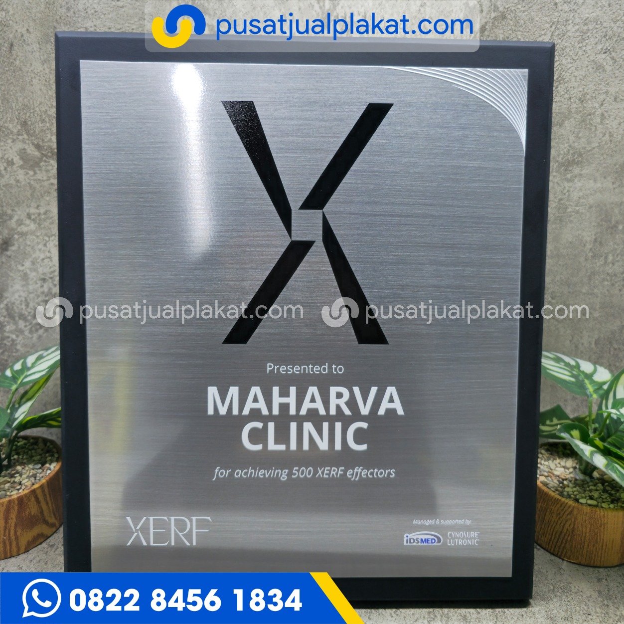 Jual Plakat Kayu Plat Stainless Custom Profesional dan Eksklusif