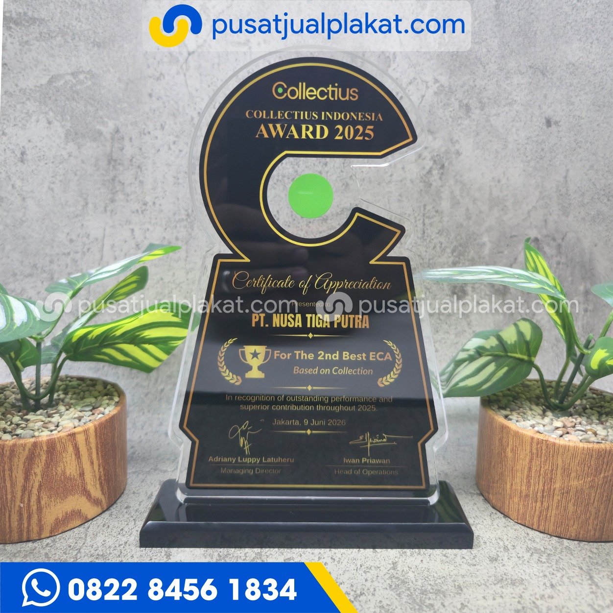 Jual Plakat Akrilik Logo C