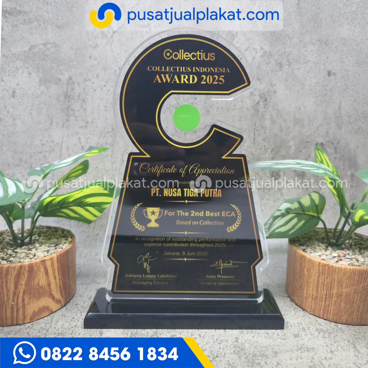 Jual Plakat Akrilik Logo C