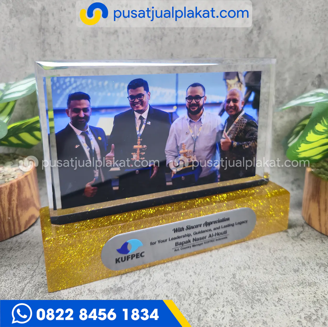 Jual Plakat Ucapan Terima Kasih KUFPEC Custom Eksklusif