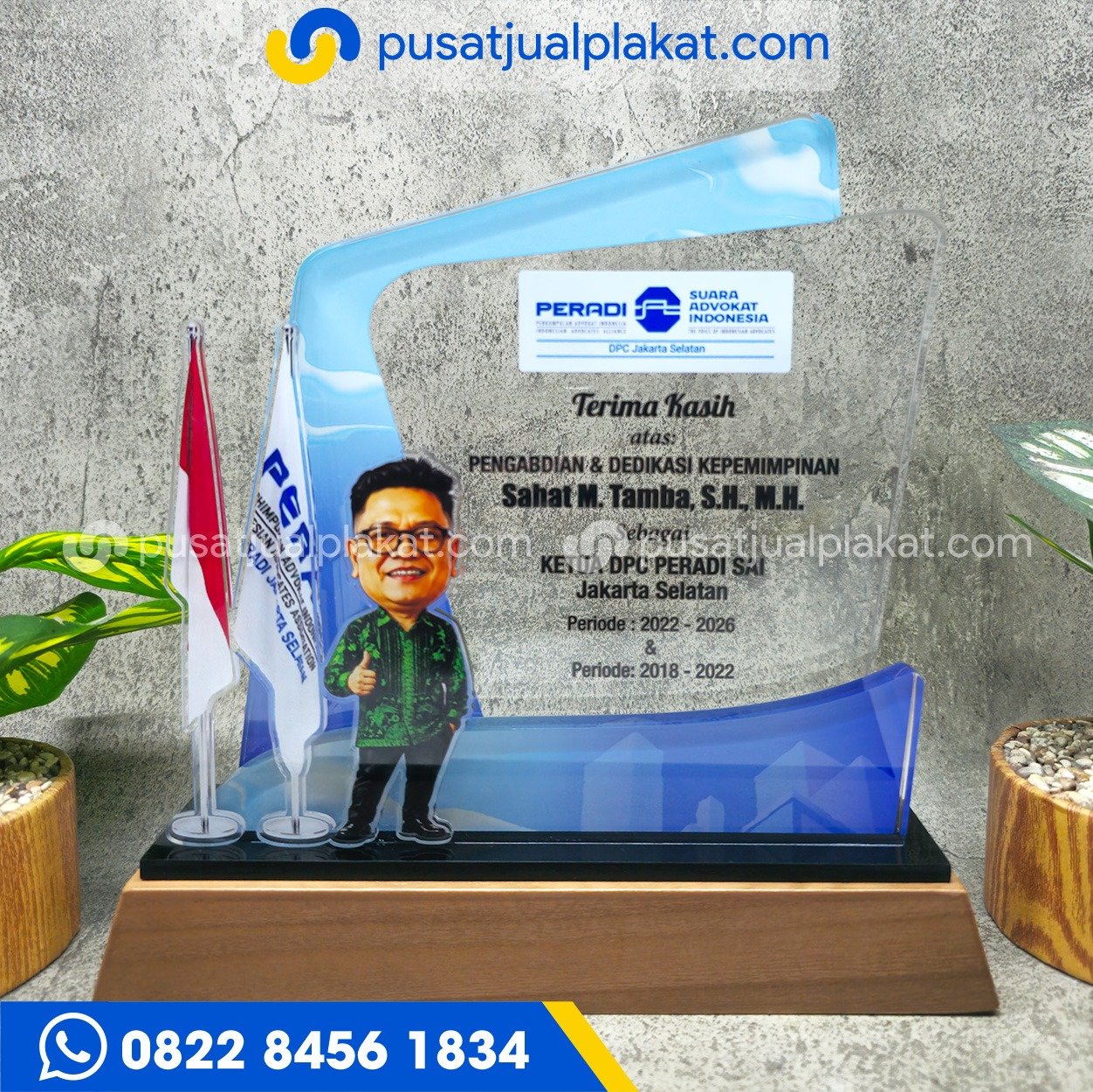 Jual Plakat Peradi Custom Profesional dan Eksklusif