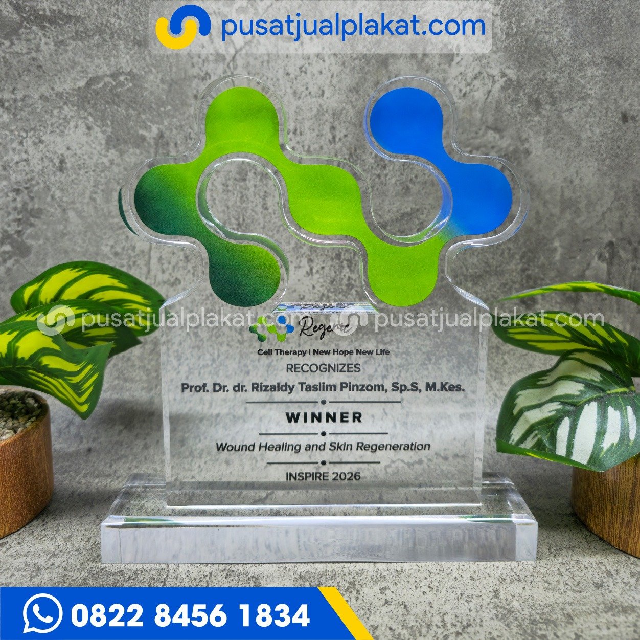 Jual Plakat Akrilik Cutting Logo Perusahaan Custom Profesional dan Eksklusif